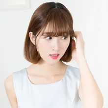 LUPU челка парики женские сетки для волос красные воздушные челки парики ультра тонкие бесследные натуральные невидимые имитация челок