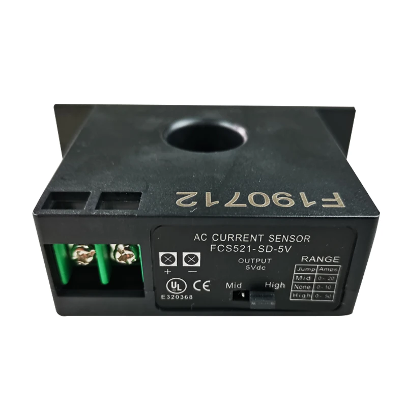 AC Current Transducer Perforated Line 0-50A Input 0-5V DC Voltage Output Model FCS521-SD-5V Transformer | Компьютеры и офис