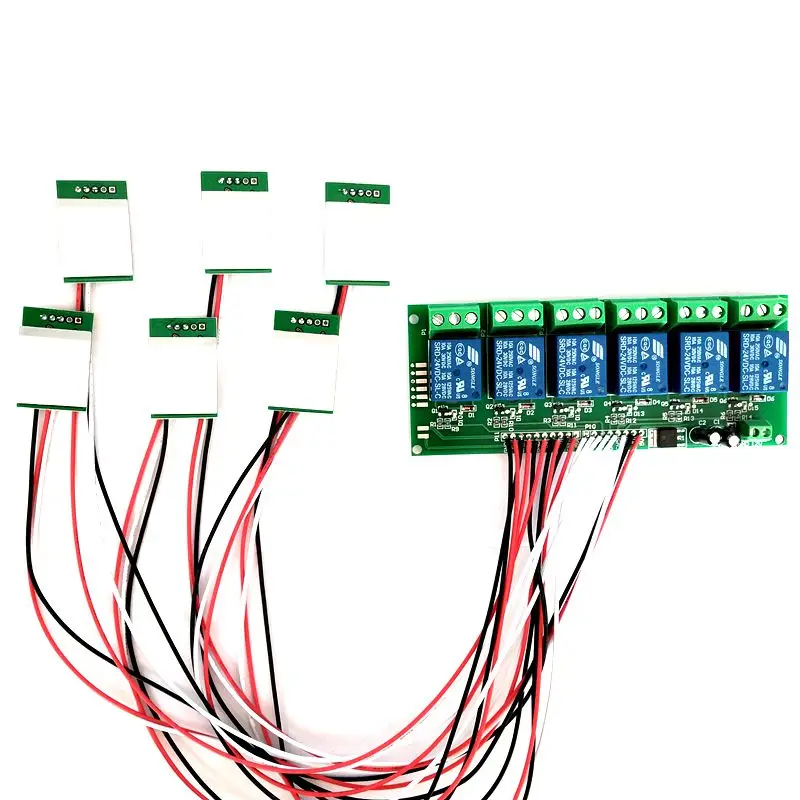 

6 touch key with relay module 12V and 24V self locking function.