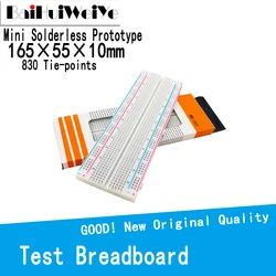 Test de Prototype de carte PCB universel sans soudure, 830 points, MB102 pour Arduino 