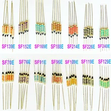 

5/10/2050PCS Multi-specification Thermal Fuse 91E 129E 119E 113E 96E 76E 70E 139E 240E 226E 152E 188E 169E 214E Fuse