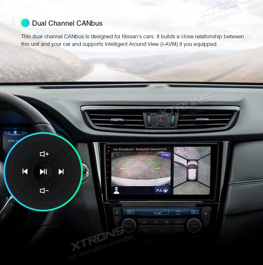 XTRONS 10,1 ''ips Android 9,0 DSP Автомобильный мультимедийный стерео радио плеер для Nissan X-Trial(T32) Qashqai Rogue gps OBD NO DVD