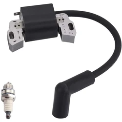 Bobine d'allumage 593872 avec bougie d'allumage pour moteur de tondeuse à gazon, magnéto à Armature, 08P502 09P602 09P702, 798534 799582 