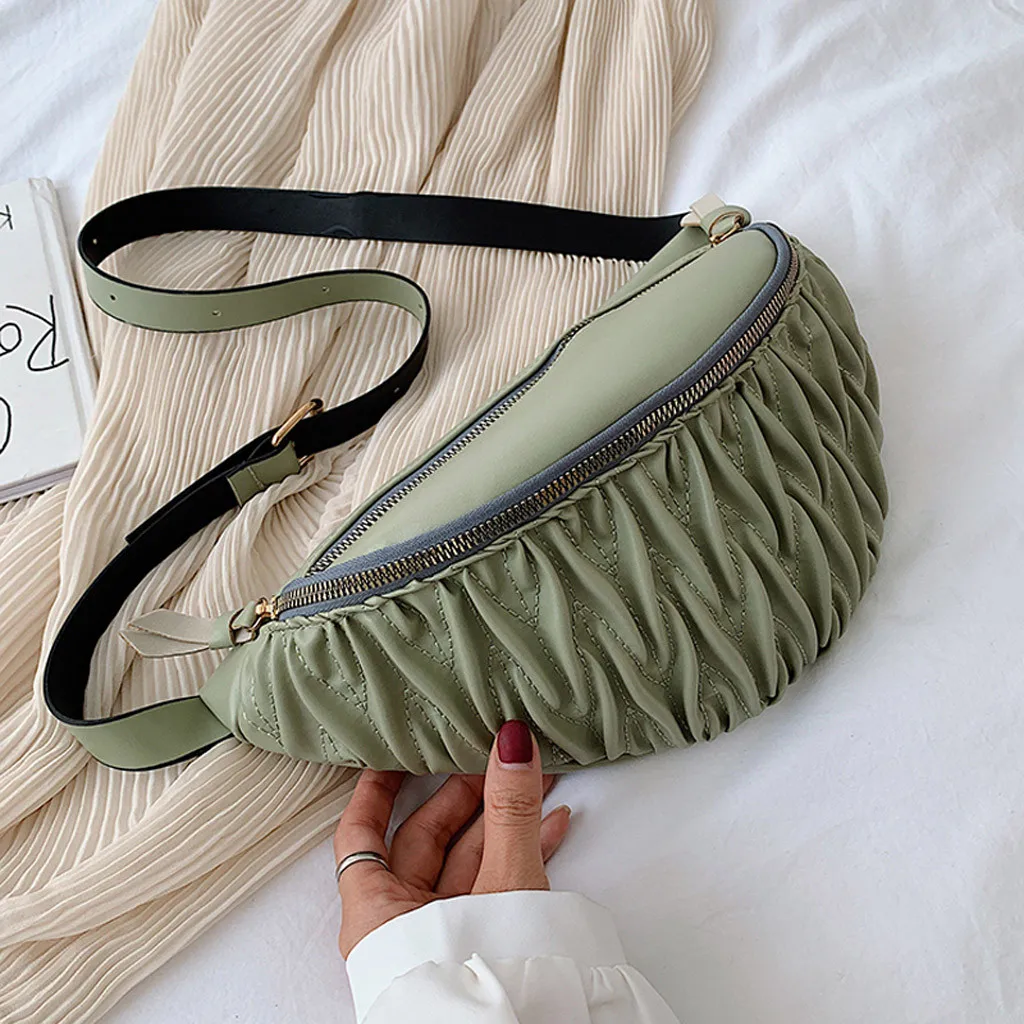Новые брендовые Модные женские простые универсальные повседневные спортивные сумки на пояс для девочек, сумка через плечо, сумка на грудь