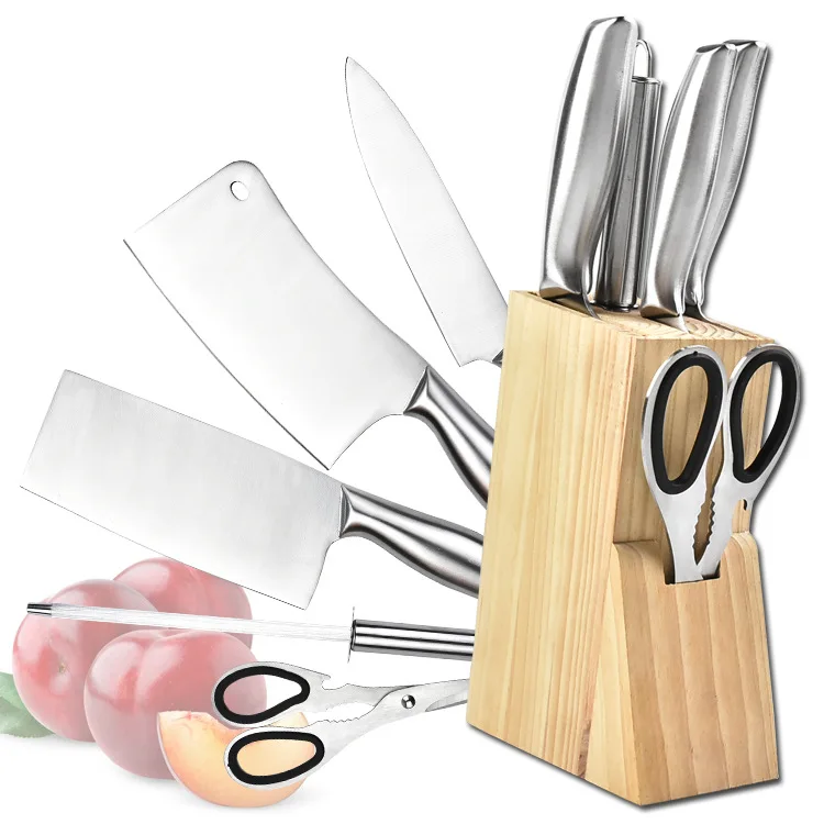 Набор кухонных ножей из шести предметов, модные деловые подарки, кухонные ножи из нержавеющей стали, кухонные аксессуары