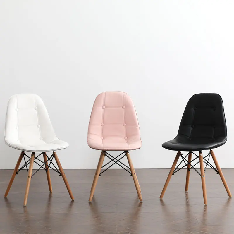  Girls Cute Ins Home Back Makeup Stool Comb Bedroom Net Red Nail Small Chair Simple Lazy Desk - 4000267085361