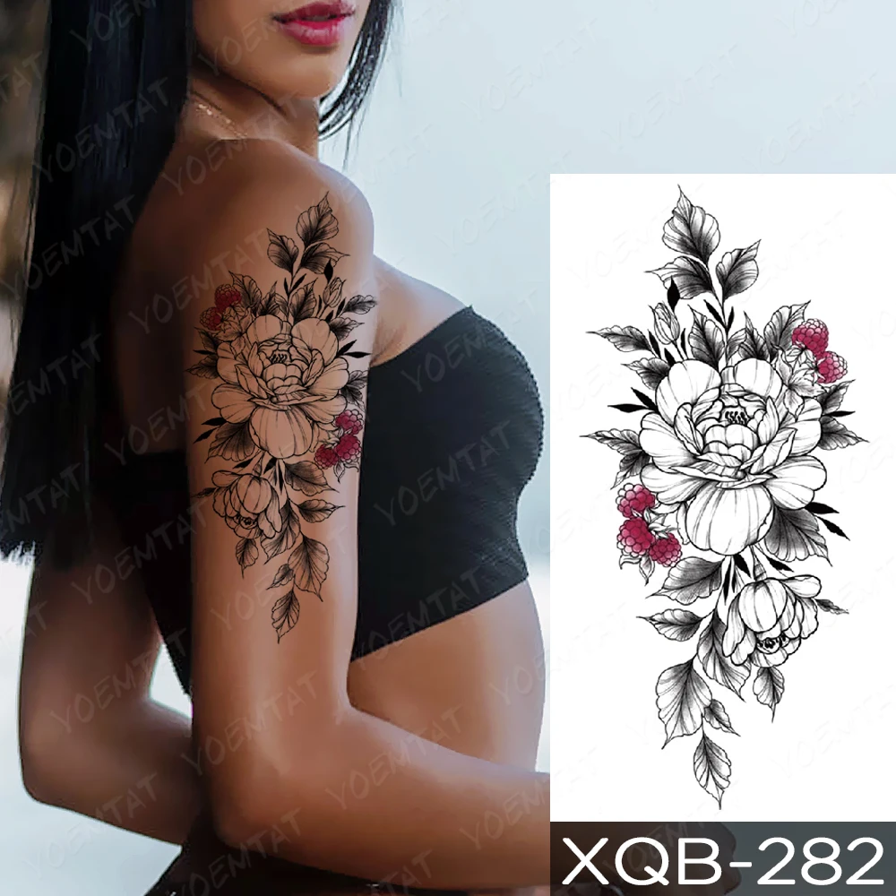 Tatouage Fleur De Tiaré Epaule