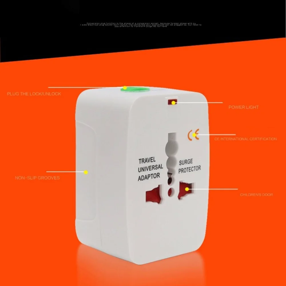 Electric Plug Power Socket Adapter International Travel Adapter Universal Travel Socket USB Power Charger Converter EU UK US AU