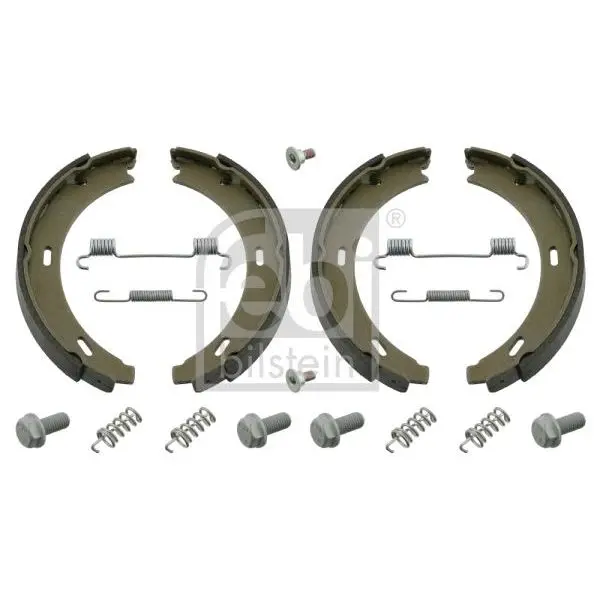 Колодки барабанные ручника MB W124 all/W201 all/W168 all 82-03 F