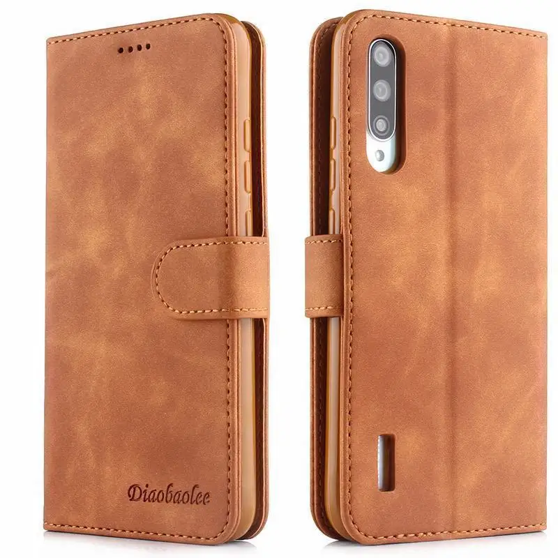 Чехол-книжка для Xiaomi Redmi Note 7 8 K20 9T Pro 8A магнитный однотонный кожаный чехол-Бумажник