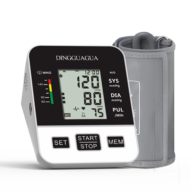 자동 디지털 혈압 모니터, 고정밀 상완 혈압계, BP 기계 맥박 심박수 모니터링 측정기
