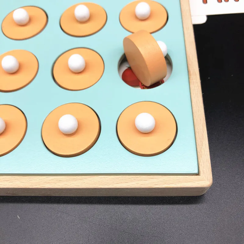Высокое качество бука памяти Шахматы Детские игрушки 3-7 лет логическое мышление обучение настольная игра деревянные игрушки детский сад поставки подарок