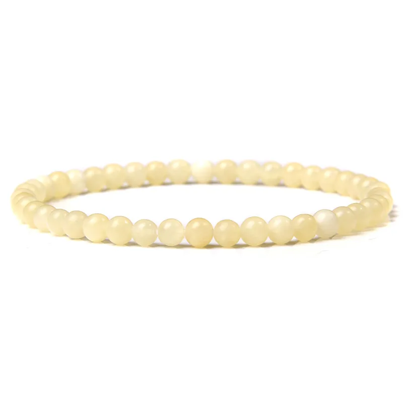 Chakra Energy Bracelet: Natural Agate & Onyx Beaded Stretch Jewelry