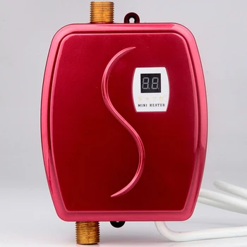 

Instant Electric Water Heater Tap Kitchen Hot Water Faucet Water Heating Thermostat Household LED Temperature Display 110V/220V
