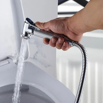 

Kitchen Sprayer Toilet Bidet Shower Spray Sprinkler Chrome Plating 1.5m Hose High Quality
