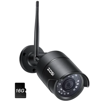 

ZOSI 16GB 1080P Wifi IP Camera Onvif 2.0MP HD Outdoor Weatherproof Infrared Night Vision Security Video Surveillance Camera
