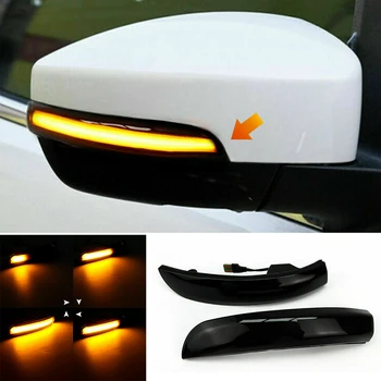 

2pcs/pair LED Rearview Mirror Turn Signal Light For Ford Kuga II Escape 2013-19 For Ford EcoSport 2013-2018
