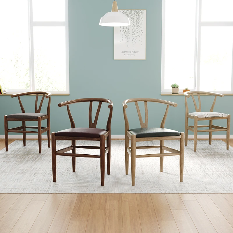 Нордический INS имитация деревянного обеденного стула Американский Ретро домашний кофейный ресторан спальня кабинет досуг простой стул из искусственной древесины