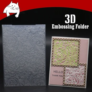 

Regular pattern 3D Plastic Embossing Folder For Card Making Scrapbooking Paper DIY Craft Decoration Supplies