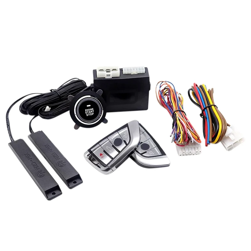 Car Ignition System Remote Start Kit Keyless Entry Central Lock Kit One Key Start Stop Button