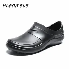 Обувь шеф-повара без шнуровки нескользящая обувь для работы на кухне водонепроницаемая, маслостойкая Мужская и женская обувь сандалии доктора резиновая обувь для дождливой погоды