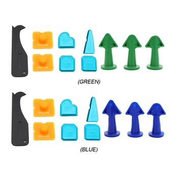 

10pcs/set Residual Silicone Remover Practical Durable Multi-functional Portable Sealant Spreader Scraping Corner Spatula