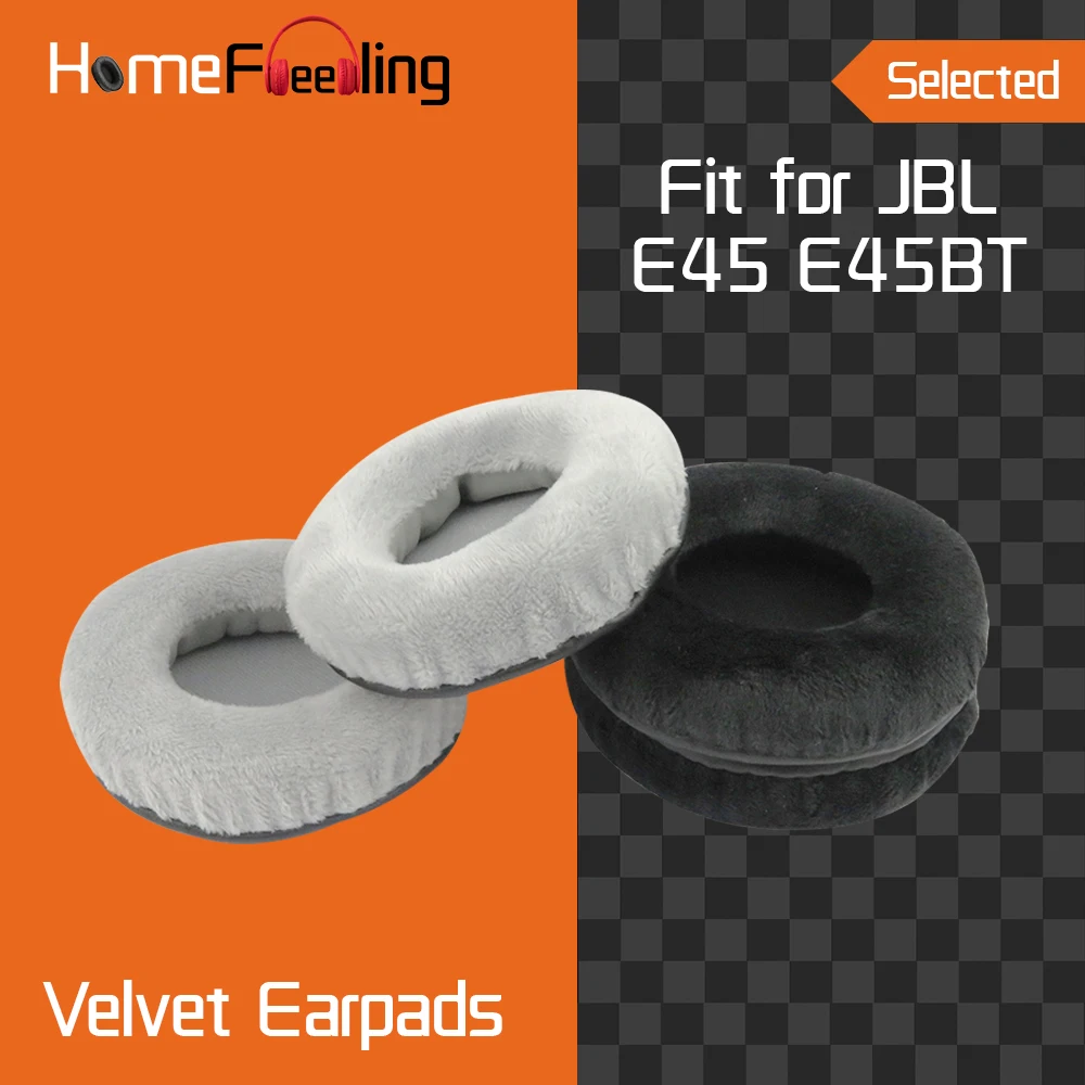 Homefeeling Earpads for JBL E45 E45BT Headphones Earpad Cushions Covers Velvet Ear Pad Replacement