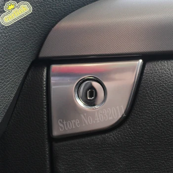 

For Ford EDGE 2015 2016 2017 ABS Matte car detector Hand box co-pilot Glove box front lamp cover trim panel molding accessories
