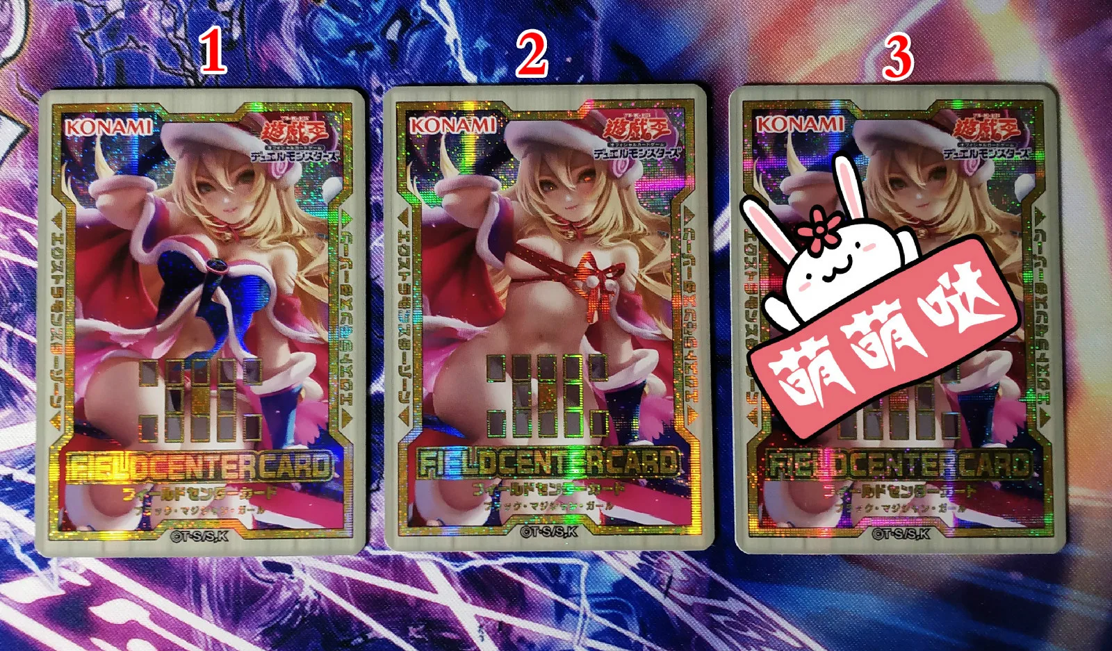 3 шт. Yu Gi Oh DIY темная Волшебная Девушка Красочные игрушки хобби Коллекционная игра