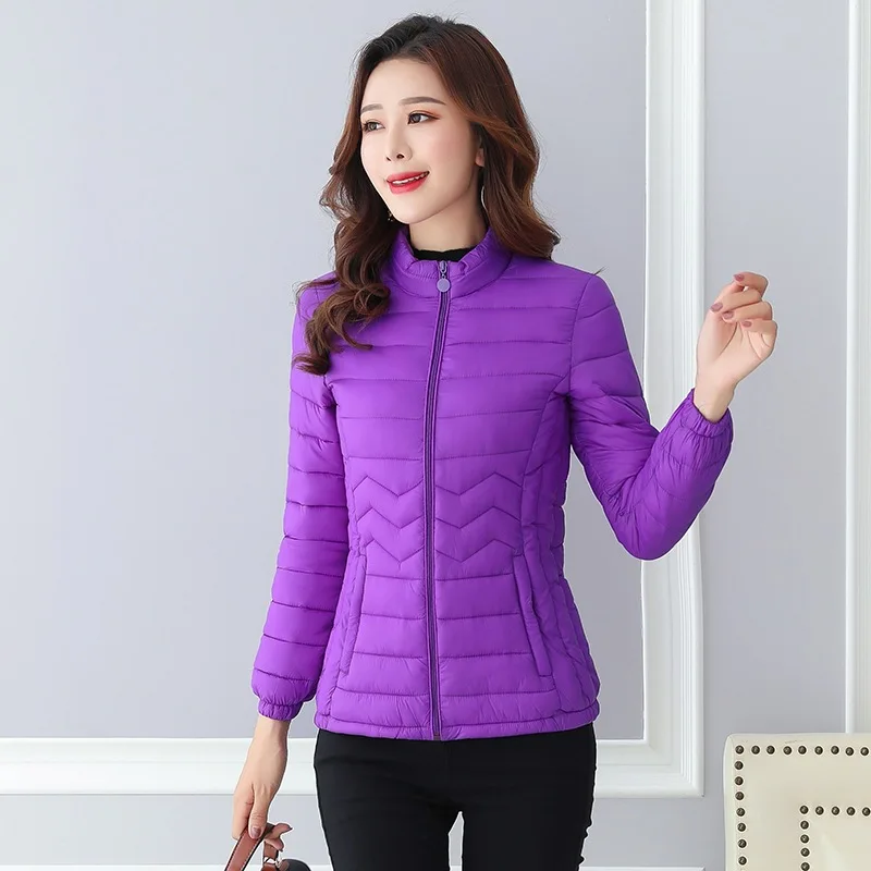 

2018 New Style Cotton-padded Clothes Women's Short Korean-style Slim Fit Slimming down Jacket Cotton-padded Clothes Women's Simp