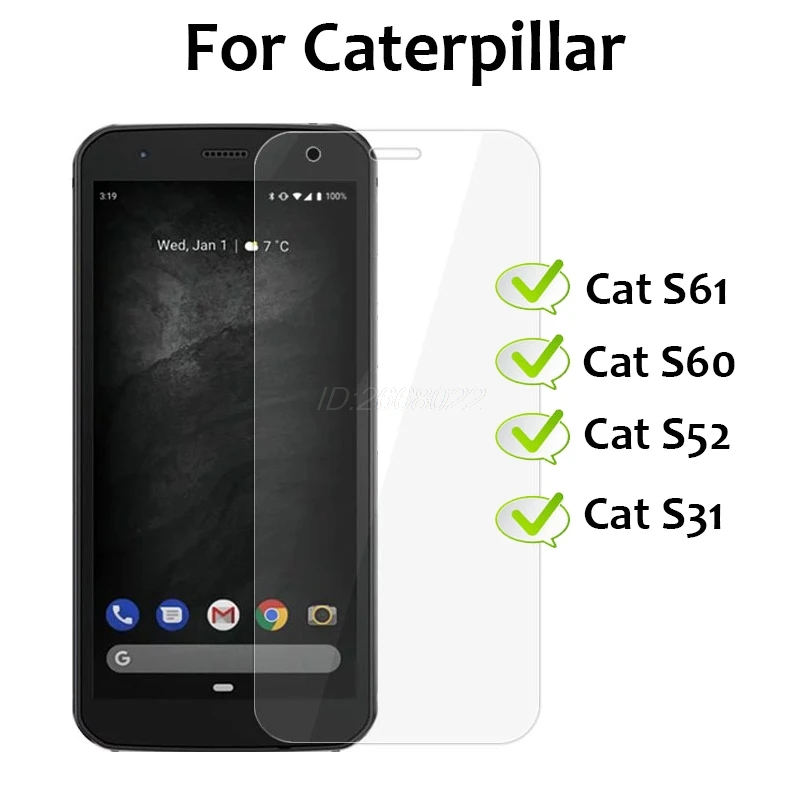 Закаленное стекло для CAT S31 S52 ультратонкая Защитная пленка Cat S60 S61 прозрачная