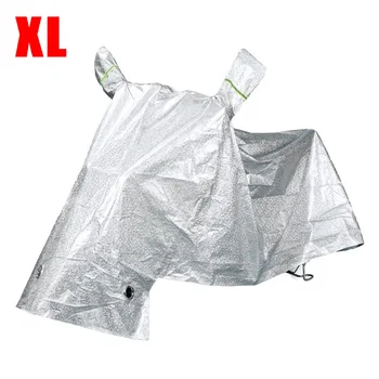 

Aluminium Film Motorcycle Cover 1pc Waterproof Protector Heat Insulation