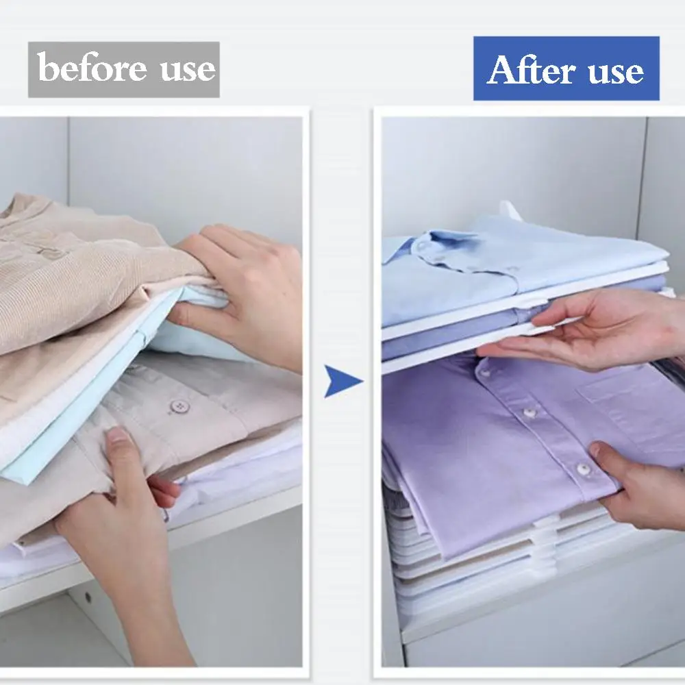 10Pc clothes organizer folding board Shirt Folder Fast Clothes Fold Board Home Closet Organizer