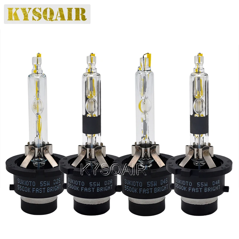 55W D2S D4S D2R D4R Bulb HID Headlamp For Toyota Lexus D2S D4S Fast Bright HID Ballast Bulb Kit D4S D2R D2S HID Bulb 55W 5500K