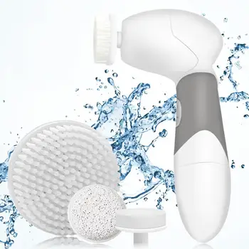 

Face Washing Electric Cleanser Ultrasonic USB Rechargeable Machine Cleansing Brush Massage Pore Pore Face Skin Device E2P5