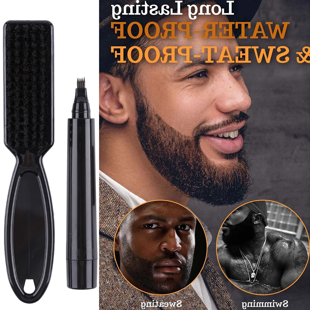 Men Beard Growth Pen Facial Hair Moustache Repair Shape Regrowth Pen Beard Enhancer Nourish