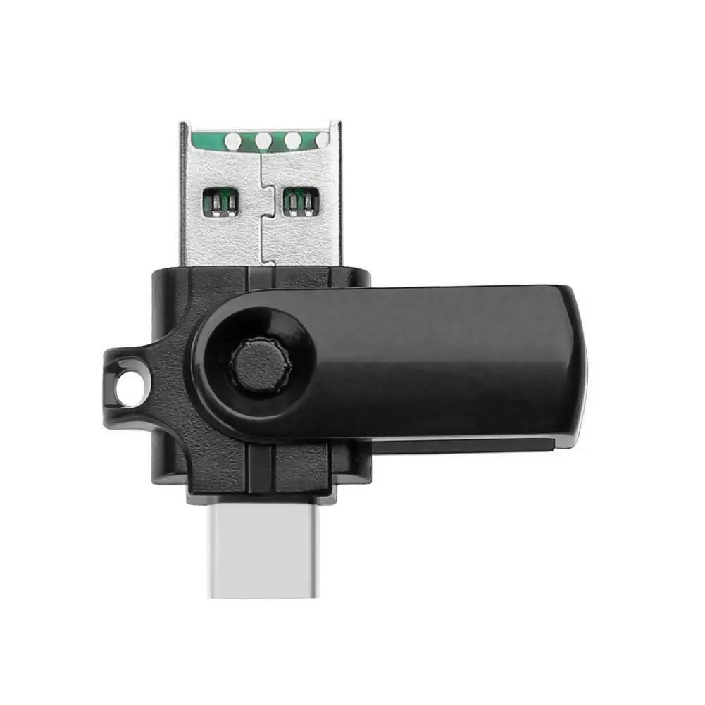 Новинка Лидер продаж кардридер usb 2 0 типа c устройство для чтения SD карт и аудио