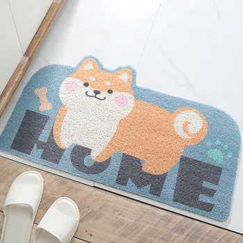 

Cats and Dogs Kitchen Accessories Door Mat Tapete Doormats Carpet Non-Slip Bathroom Carpet Room Pad Floor Mat Home