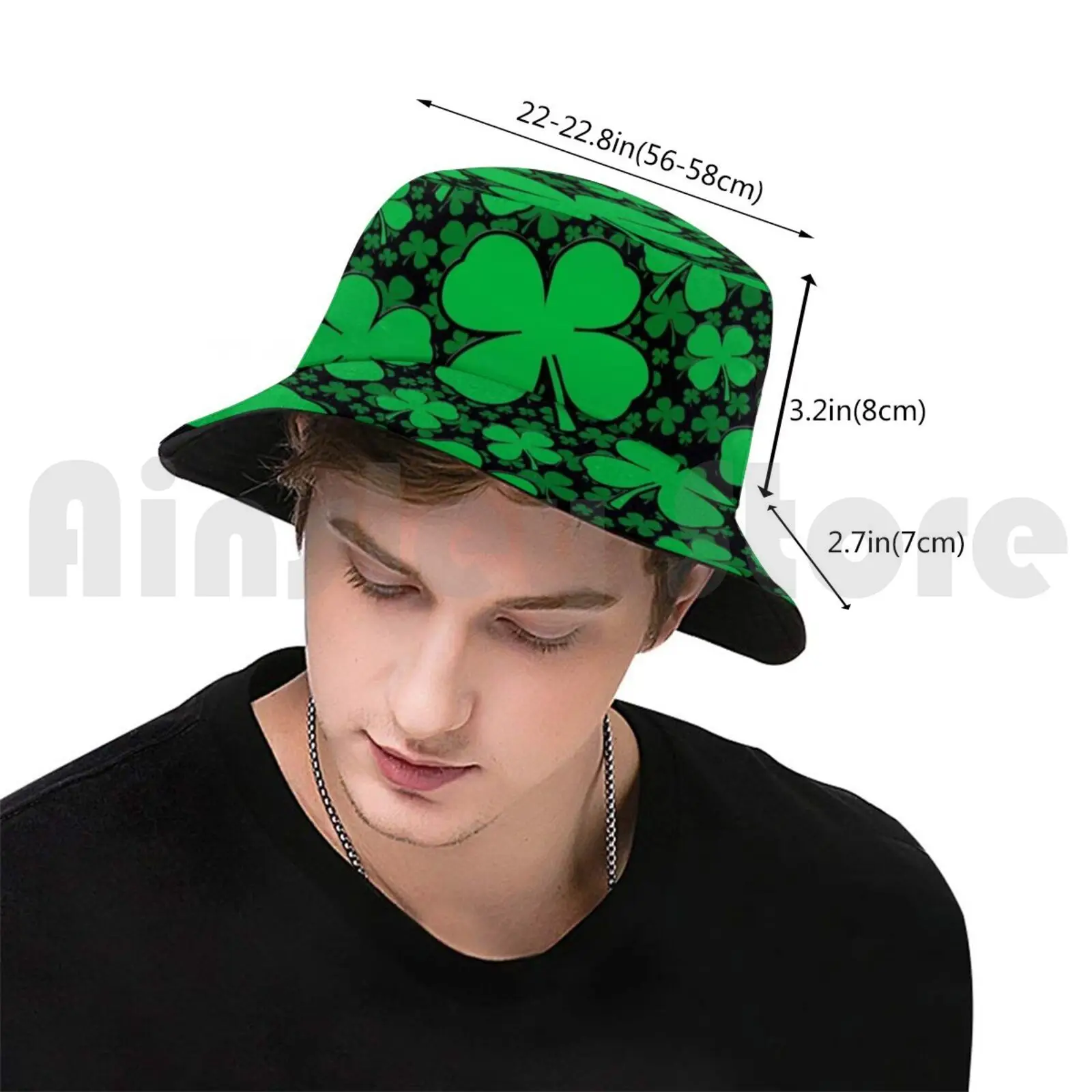 Beer Shamrock|Men's Bucket Hats 