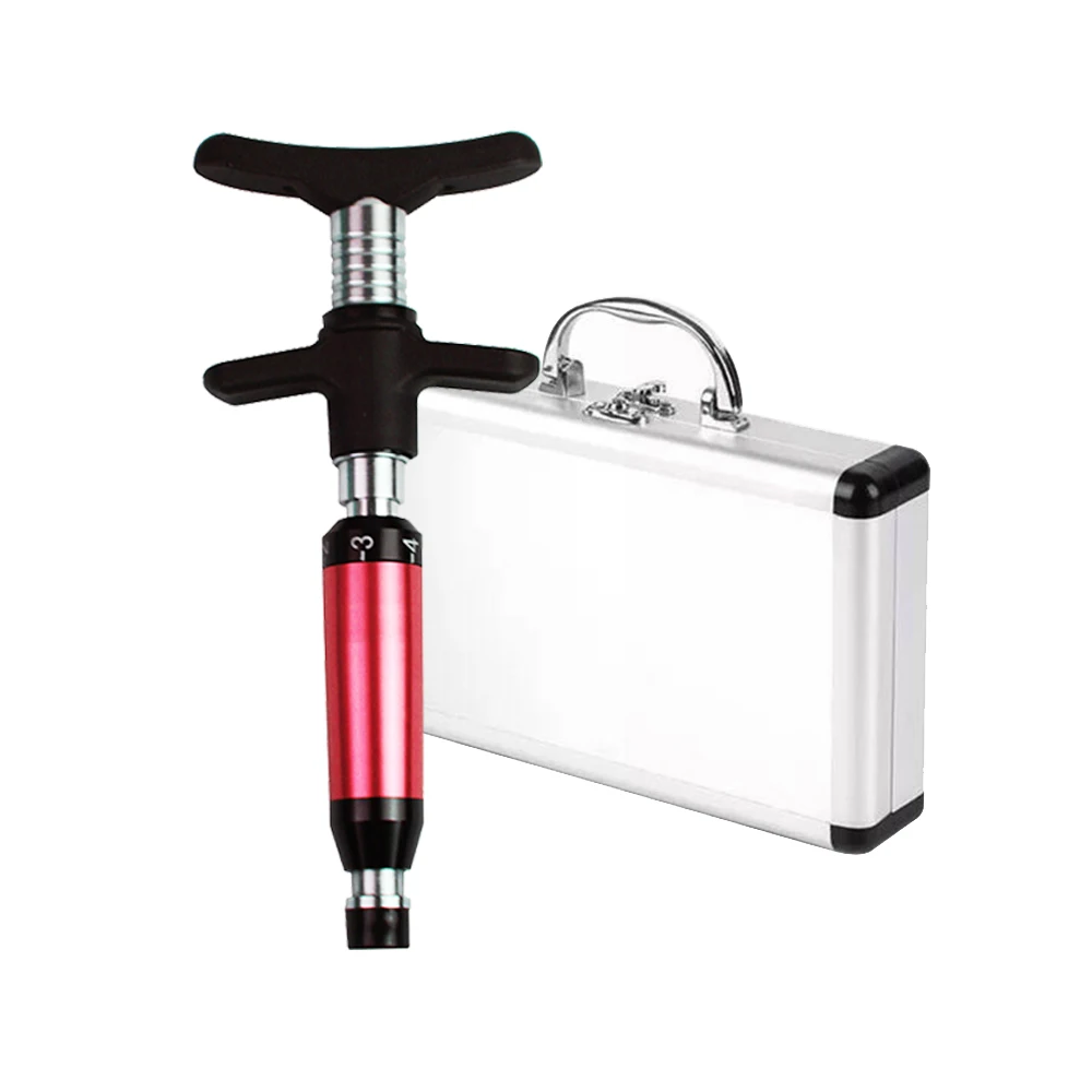 

Manual Chiropractic Adjusting Tool 6 Levels Portable Massage Gun Therapy Spine Activator Correction Massager Single Head
