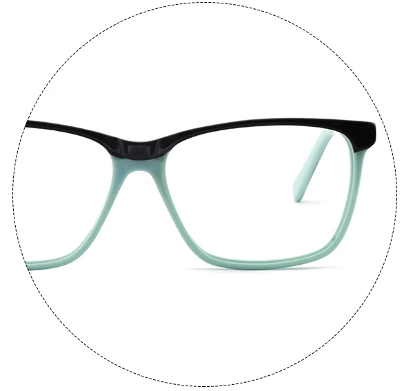 OCCI CHIARI  Fashion Big rim Eyeglasses 54cm For Women Spring Hinge Prescription Lens Medical Optical Glasses Frame W-ZOPPI