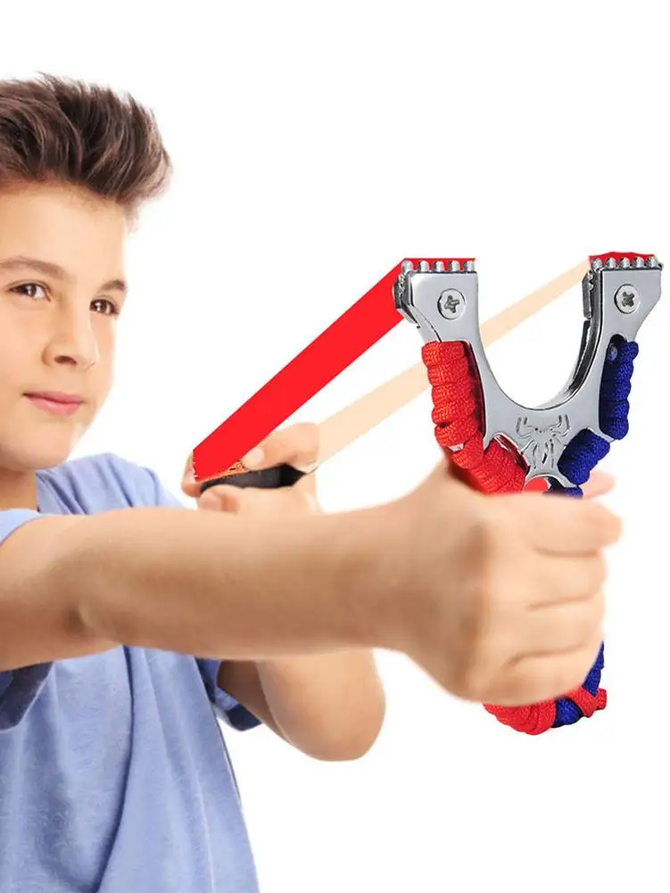 Паук слинг шутер плоская кожа портативный для тренировок точность Резиновая