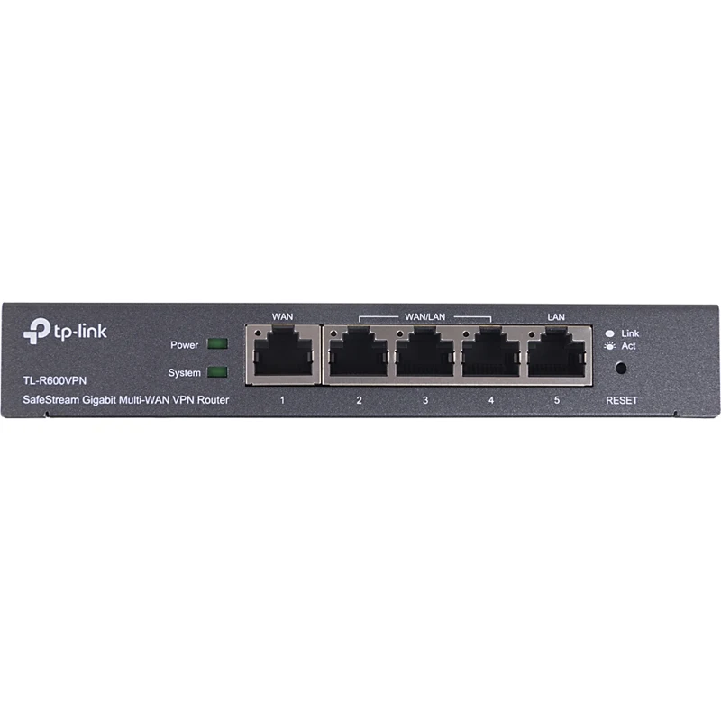 Роутер TP-Link SafeStream TL-R600VPN 10/100/1000BASE-TX черный