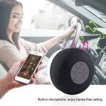 Портативный водонепроницаемый Bluetooth динамик беспроводной автомобильный громкая связь прием вызова музыка всасывания микрофон мини громкий динамик коробка