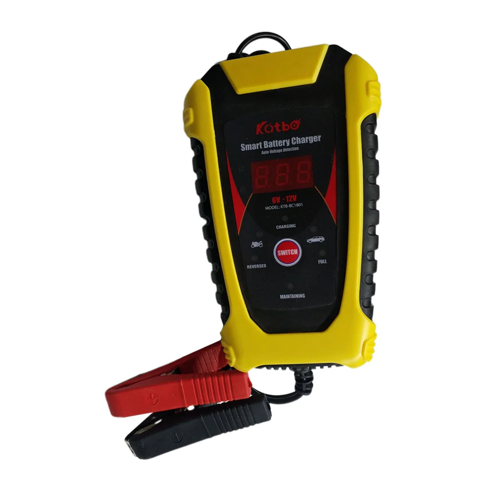 Universal 6V 12V 2A 6A Intelligent Smart Motorcycle Car Battery Pulse