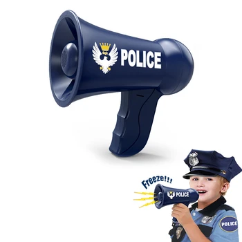 

1Pc Children Role Play Toy Police Megaphone Pretend Play Police Cosplay Set Battery Powered Horn Speaker Toys Kids Gifts