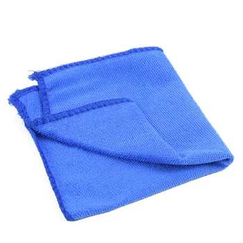 

100x Blue Car Cleaning Towels Auto Washing Microfiber Water-Absorbent Cloth