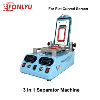 

3 in 1 Separator Machine TBK 268 Automatic LCD Screen Glass Middle Frame Separate Bezel Heating For Flat Curved Screen