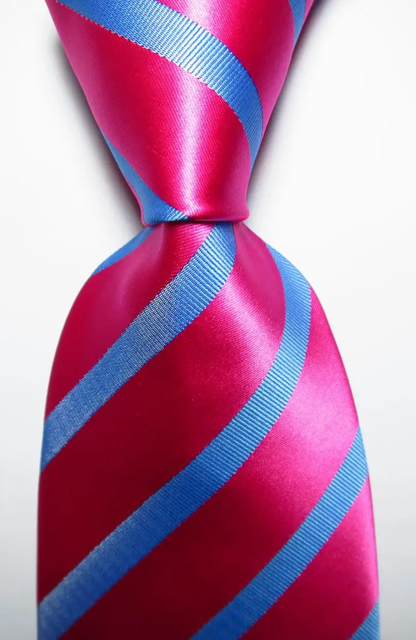Neck Tie Men's 9cm Silk Necktie Set Striped JACQUARD WOVEN