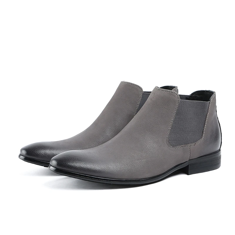 Zapatos grises hombre vestir Clearance
